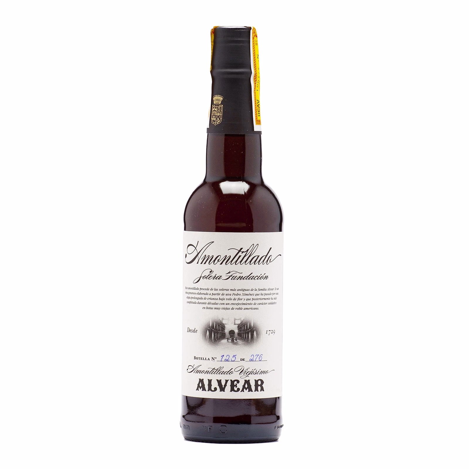 Alvear Amontillado Solera Fundación 37,5 cl 18 Alvear Amontillado Solera Fundación 37,5 cl
