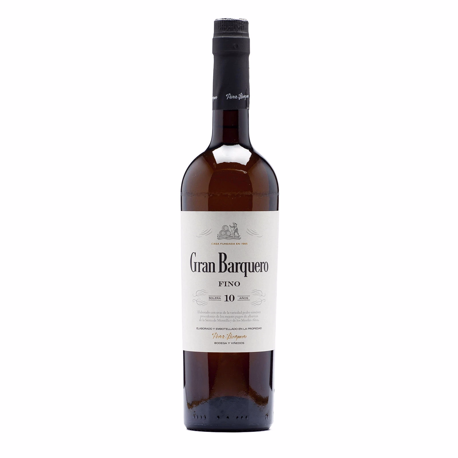 Gran Barquero Fino Solera 10 años 12 Gran Barquero Fino Solera 10 años