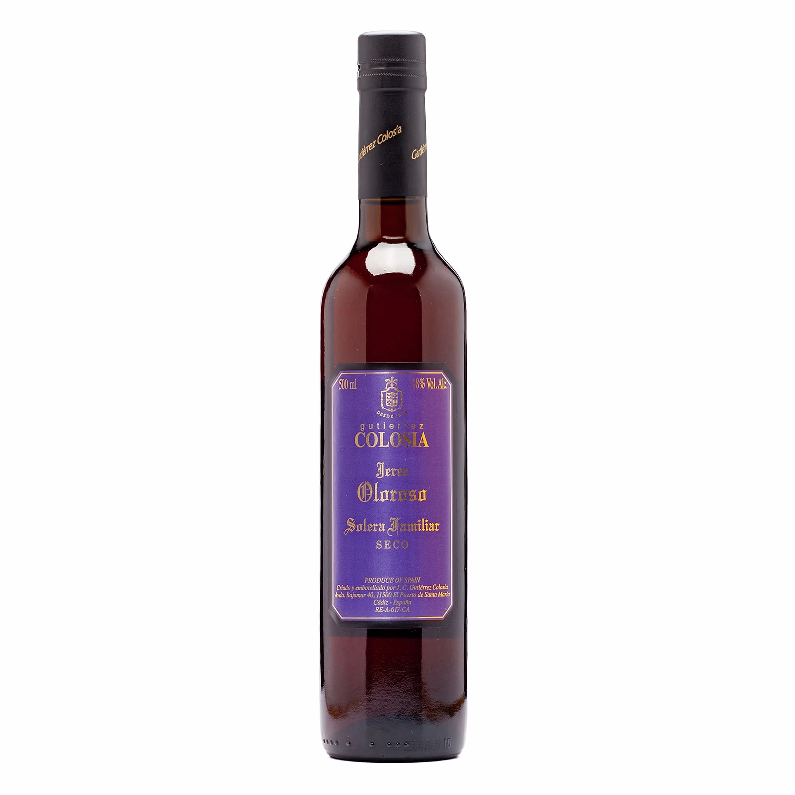 Gutiérrez Colosía Oloroso Solera Familiar 7 Gutiérrez Colosía Oloroso Solera Familiar
