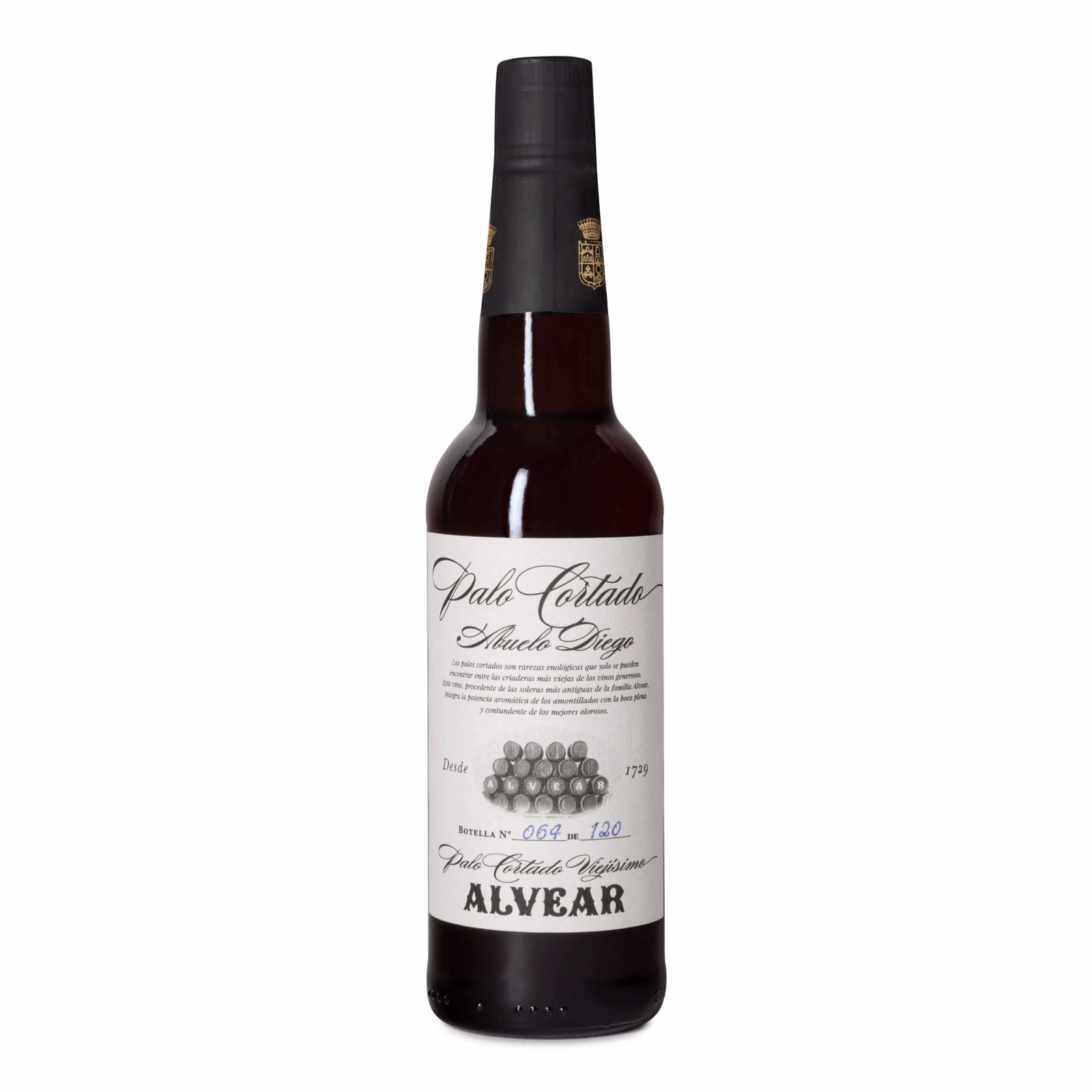 Palo Cortado Abuelo Diego 37,5 cl 17 Palo Cortado Abuelo Diego 37,5 cl
