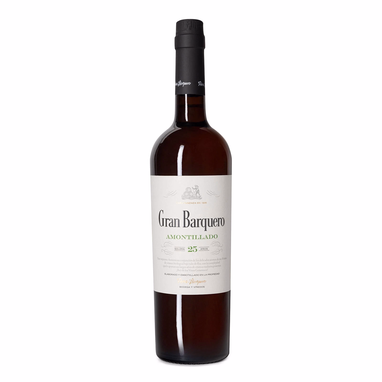 Gran Barquero Amontillado Solera 25 años 10 Gran Barquero Amontillado Solera 25 años