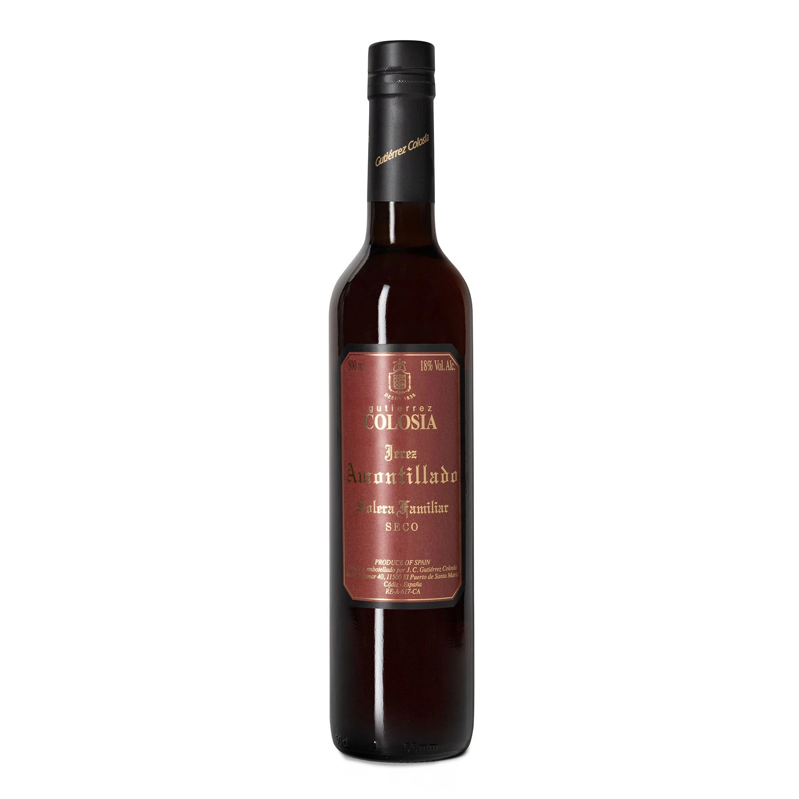 Gutiérrez Colosía Amontillado Solera Familiar