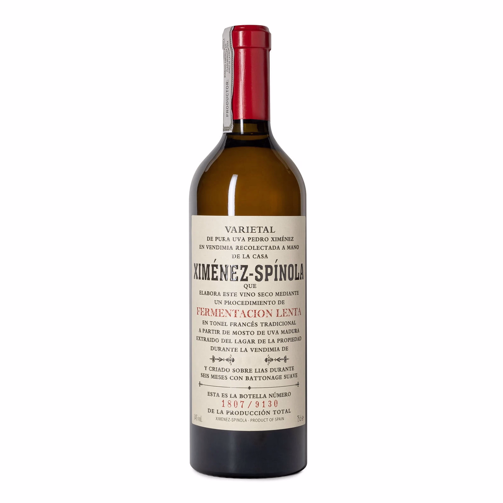 Ximénez-Spínola Fermentación Lenta 15 Ximénez-Spínola Fermentación Lenta