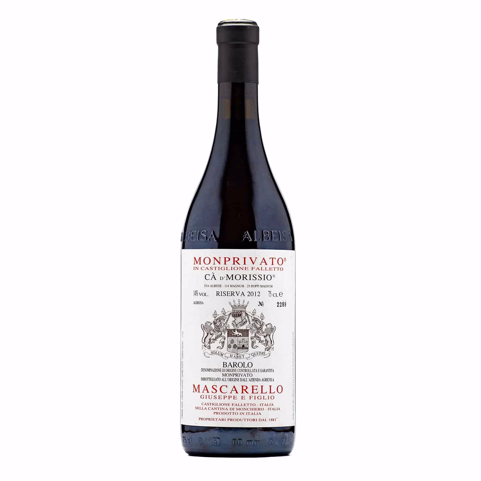 Giuseppe Mascarello Riserva Cà d´Morissio 2016