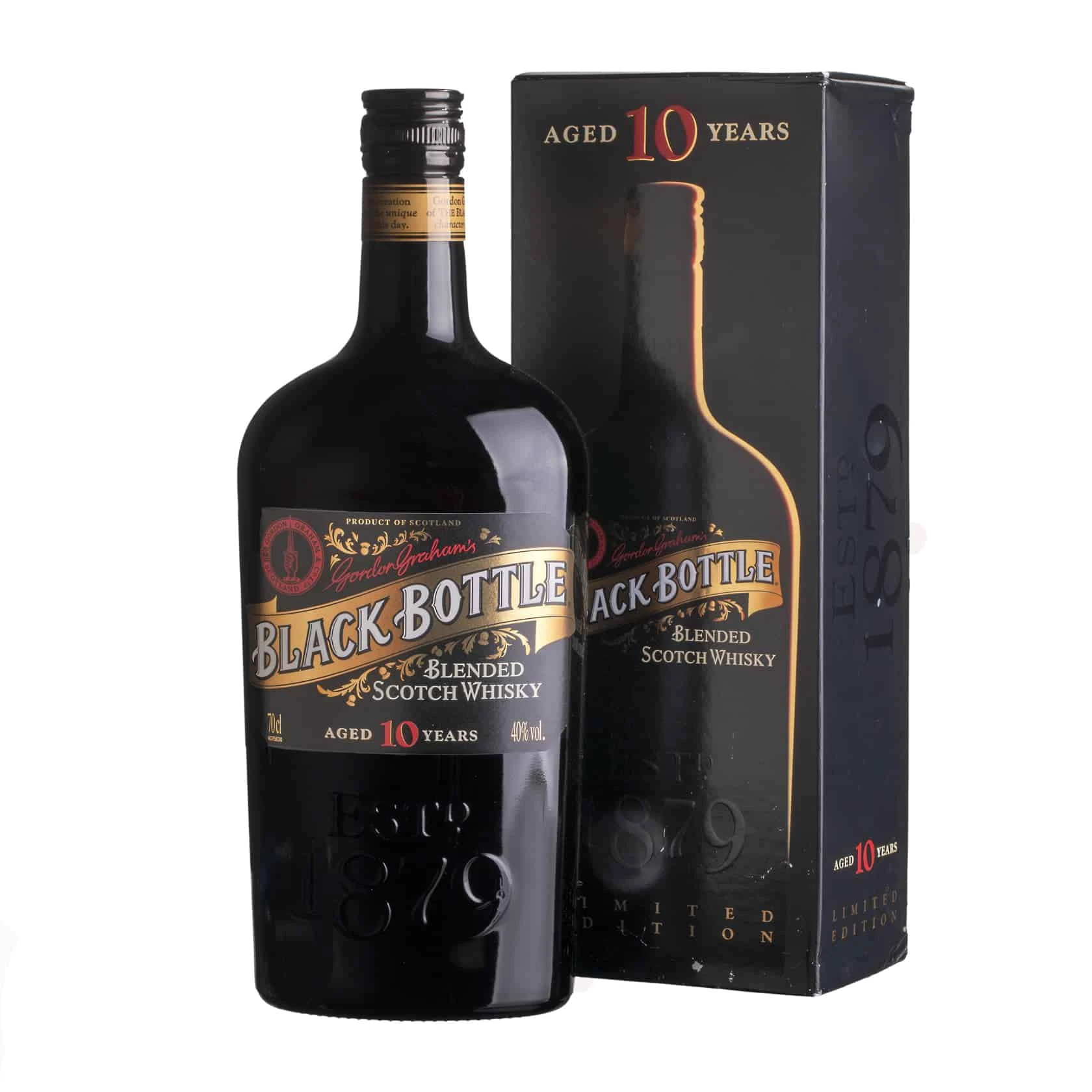 Whisky Black Bottle 10 YO Blended Scotch 40%