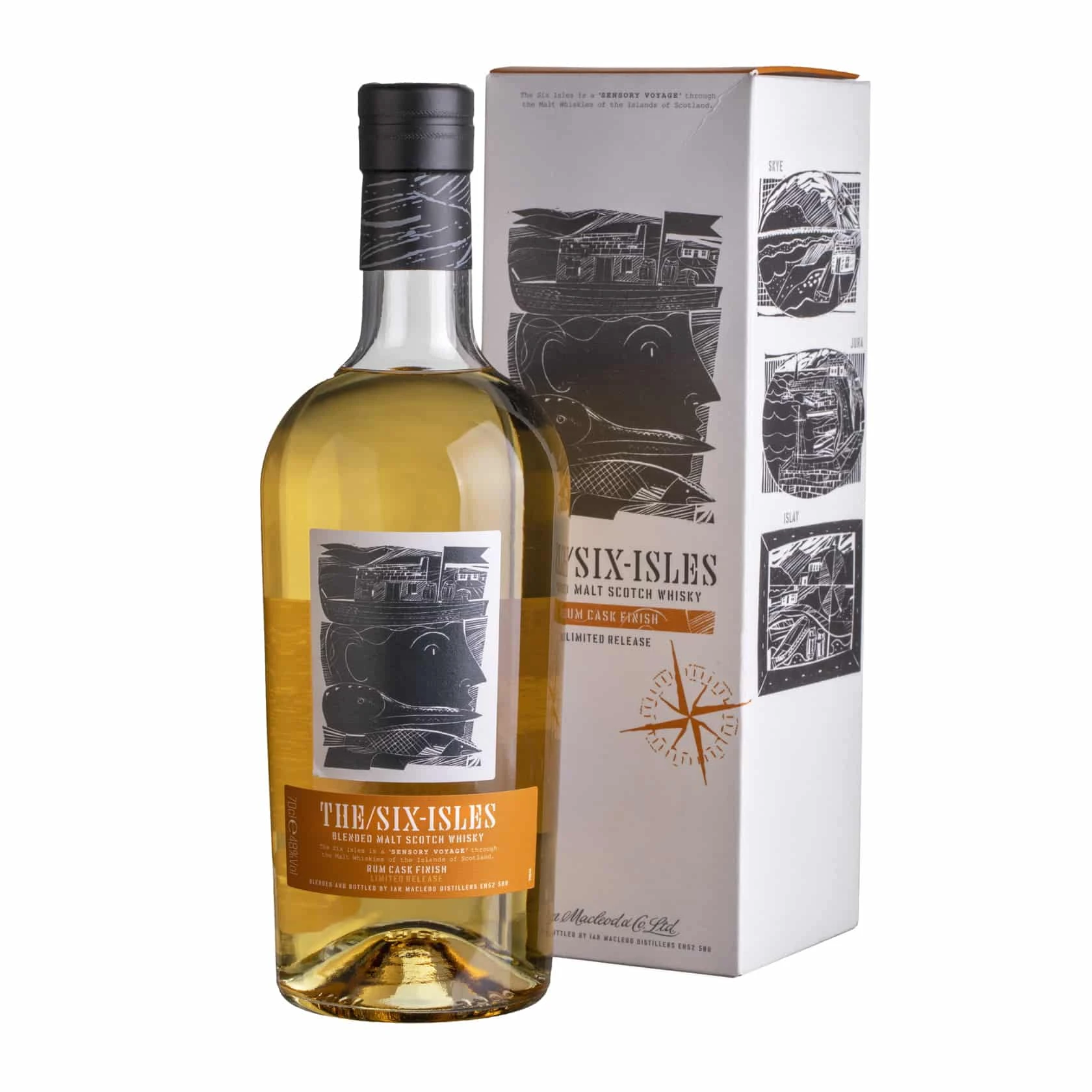Whisky The Six Isles Blended Malt Rum Finished 48%