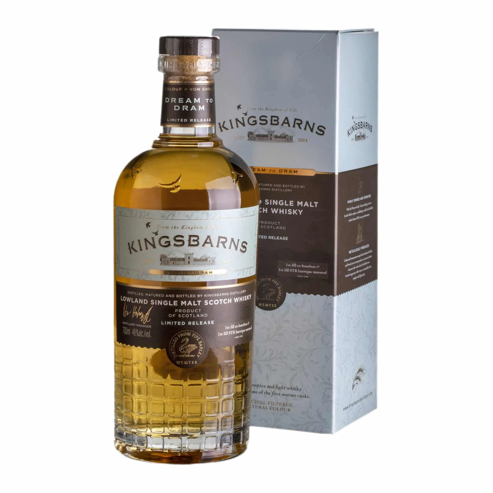 Whisky Kingsbarns Dream To Dram Lowland Single Malt