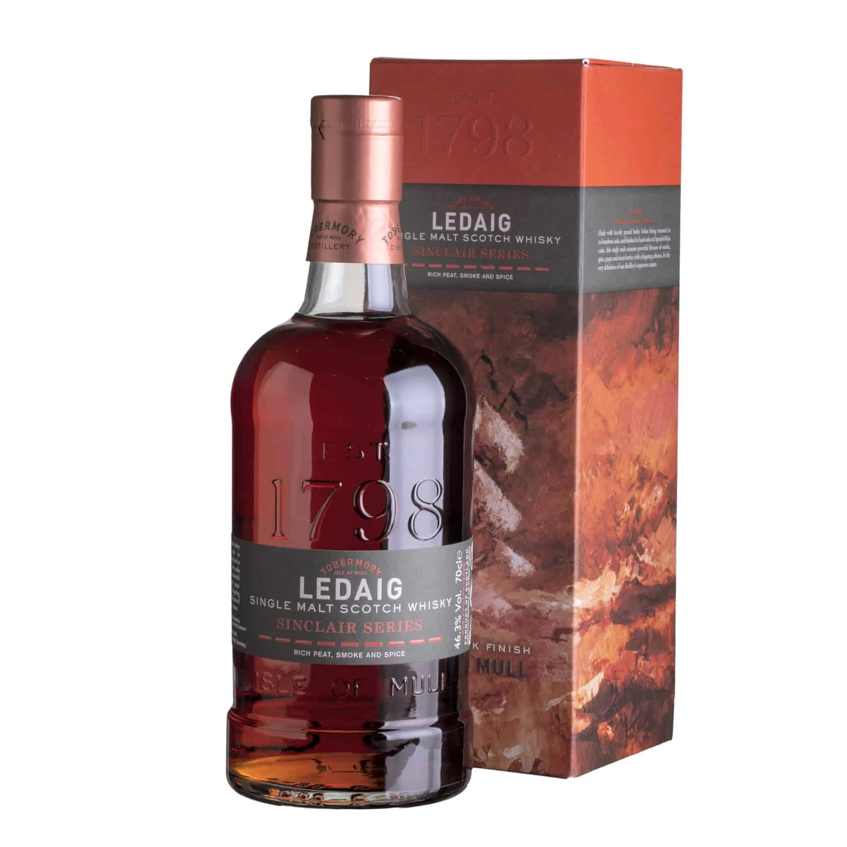 Whisky Ledaig Single Malt Sinclair Series Rioja Casks Isle of Mull 46.3%