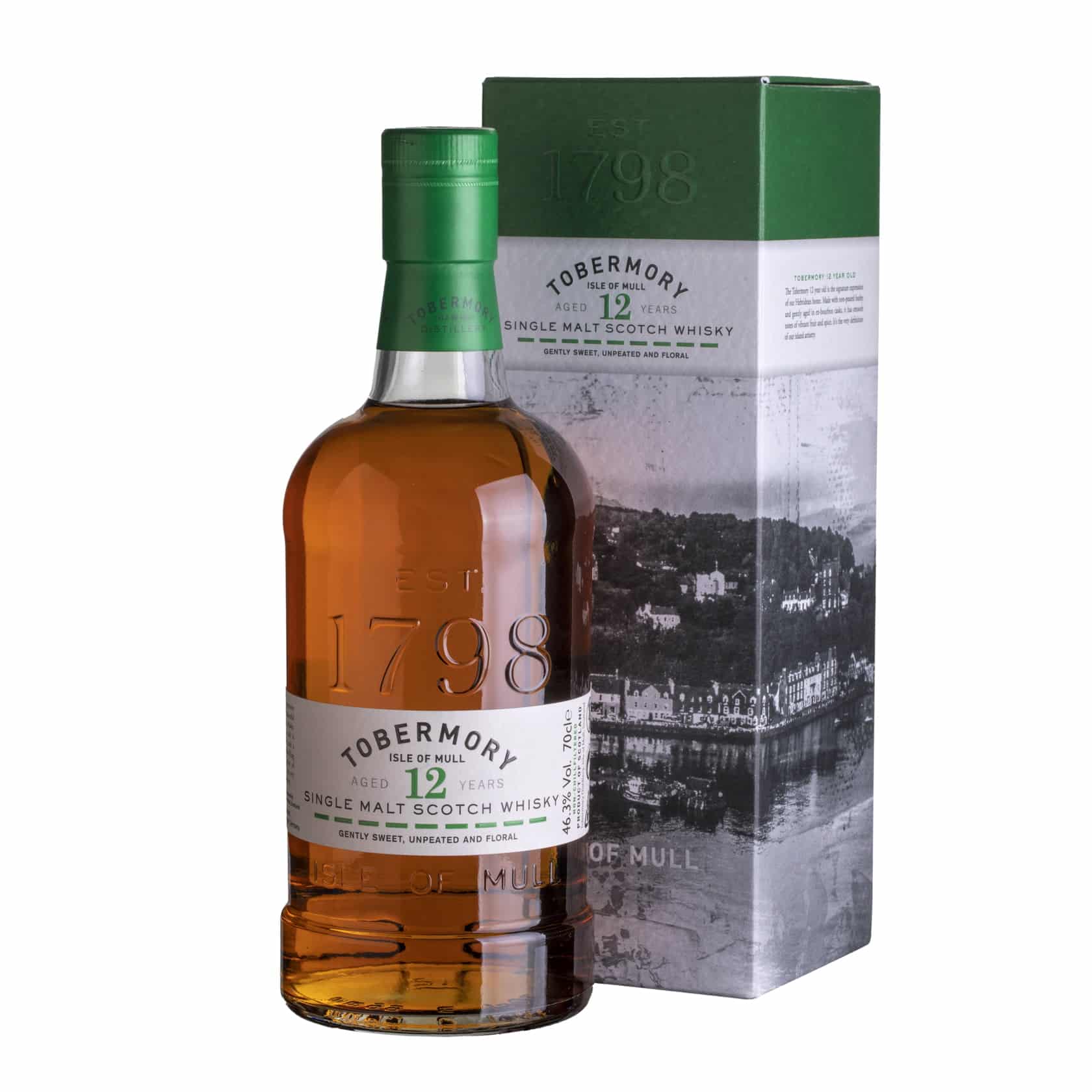 Whisky Tobermory 12 YO Single Malt Isle of Mull 46.3% • Enoteca Barolo  Madrid