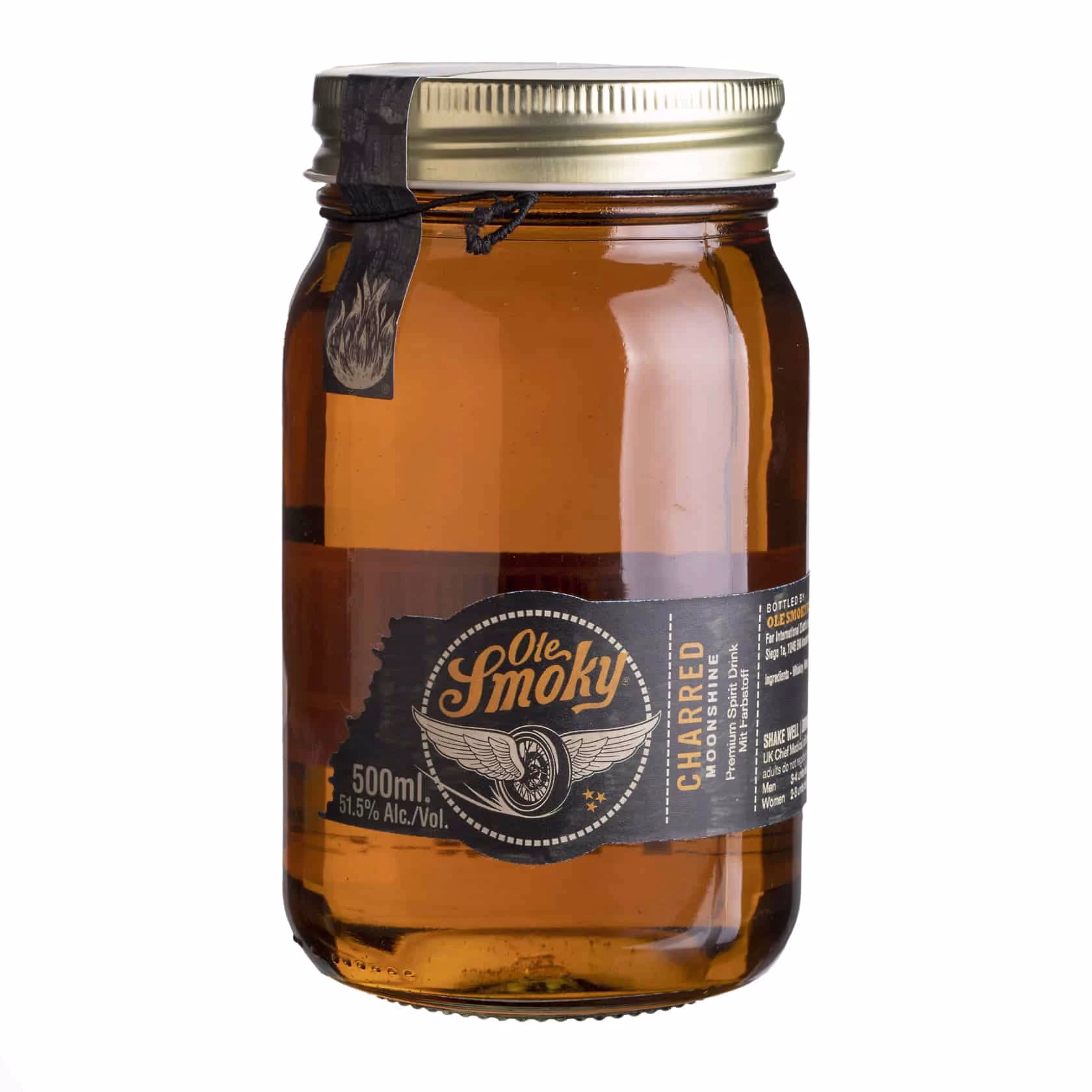 Whiskey Ole Smoky Charred Tennessee Moonshine 51.5% 6 Whiskey Ole Smoky Charred Tennessee Moonshine 51.5%