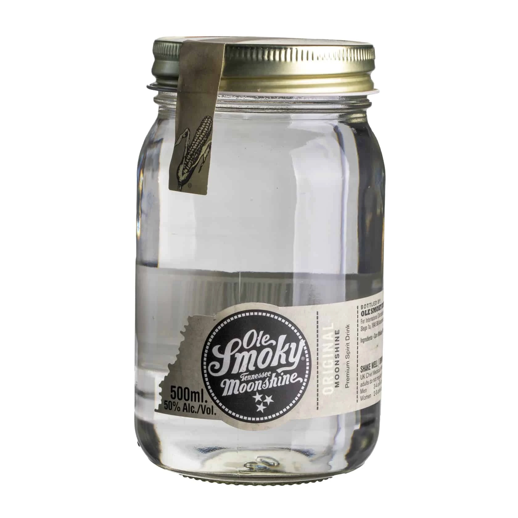 Whiskey Ole Smoky Original Tennessee Moonshine 50%