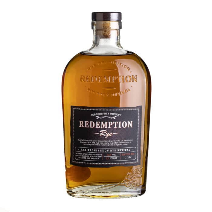Bourbon Redemption Straight Rye Whiskey 46%
