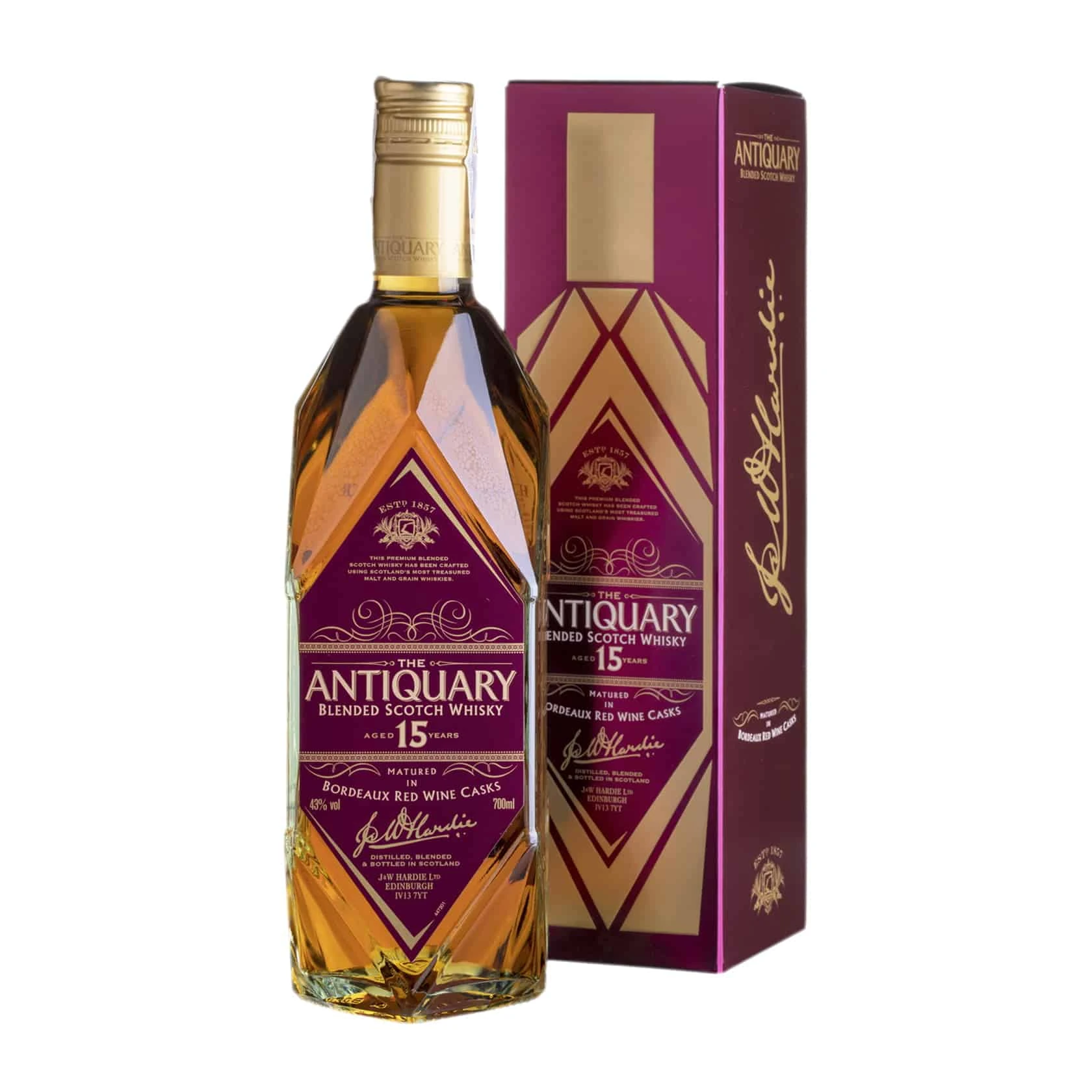Whisky Antiquary 15 YO Bordeaux Red Wine Casks 43%
