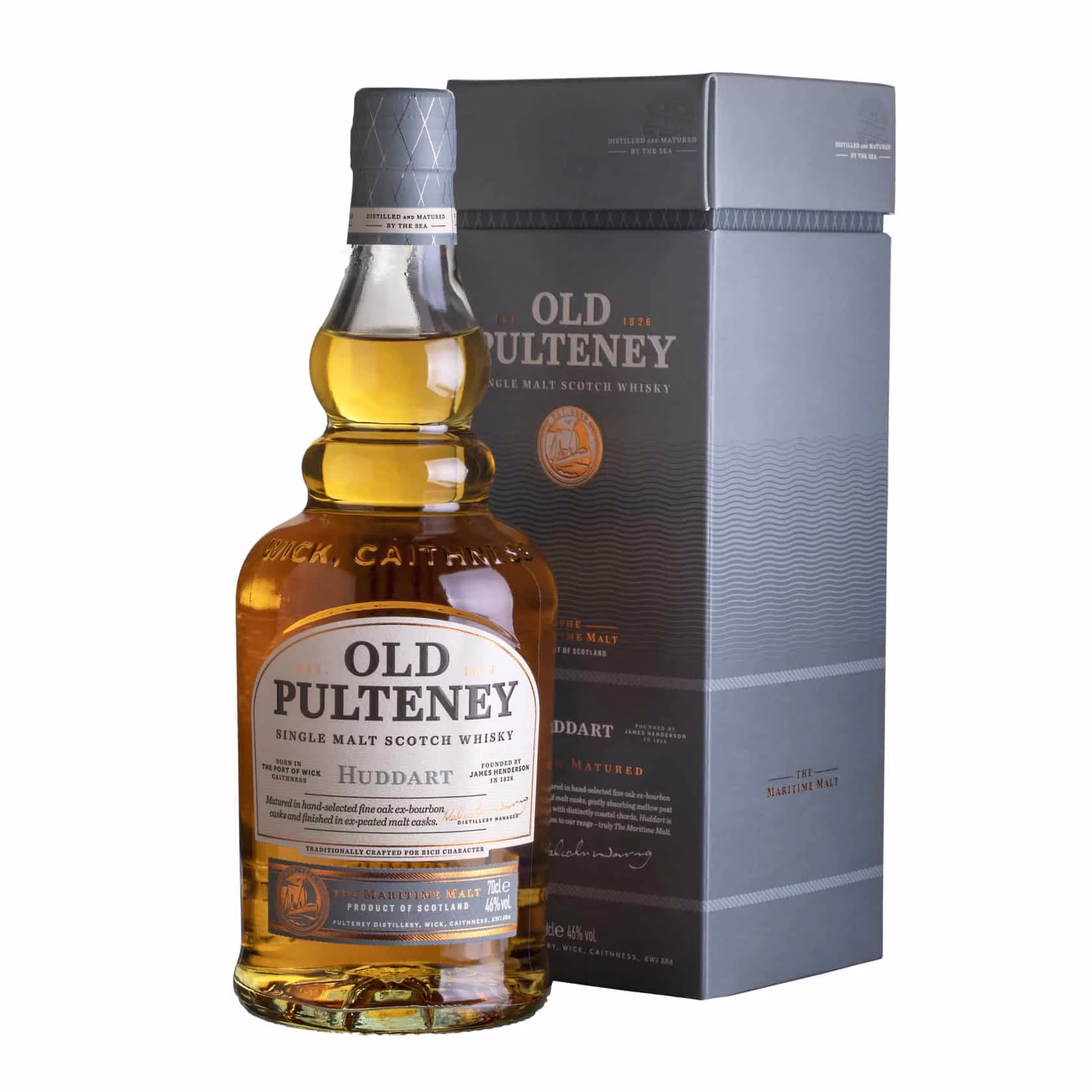 Whisky Old Pulteney Huddart Single Malt Peated Malt Casks 46% 17 Whisky Old Pulteney Huddart Single Malt Peated Malt Casks 46%