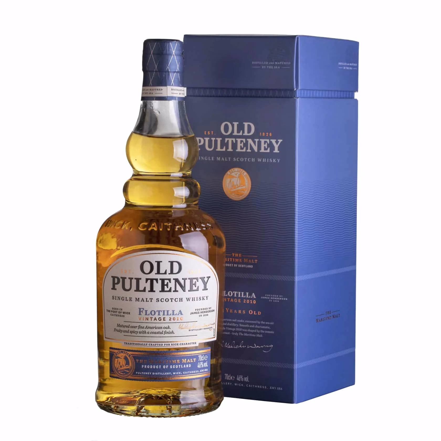 Whisky Old Pulteney Flotilla Single Malt Vintage 2012 46% 18 Whisky Old Pulteney Flotilla Single Malt Vintage 2012 46%