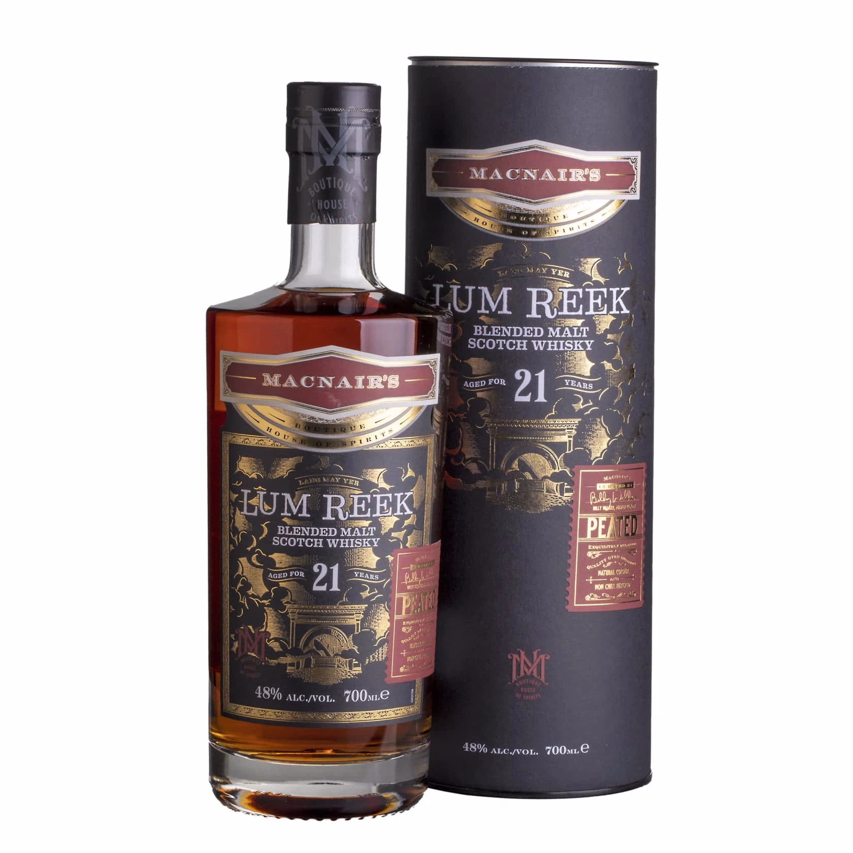 Whisky Macnair’s Lum Reek 21 YO Blended Malt 48%