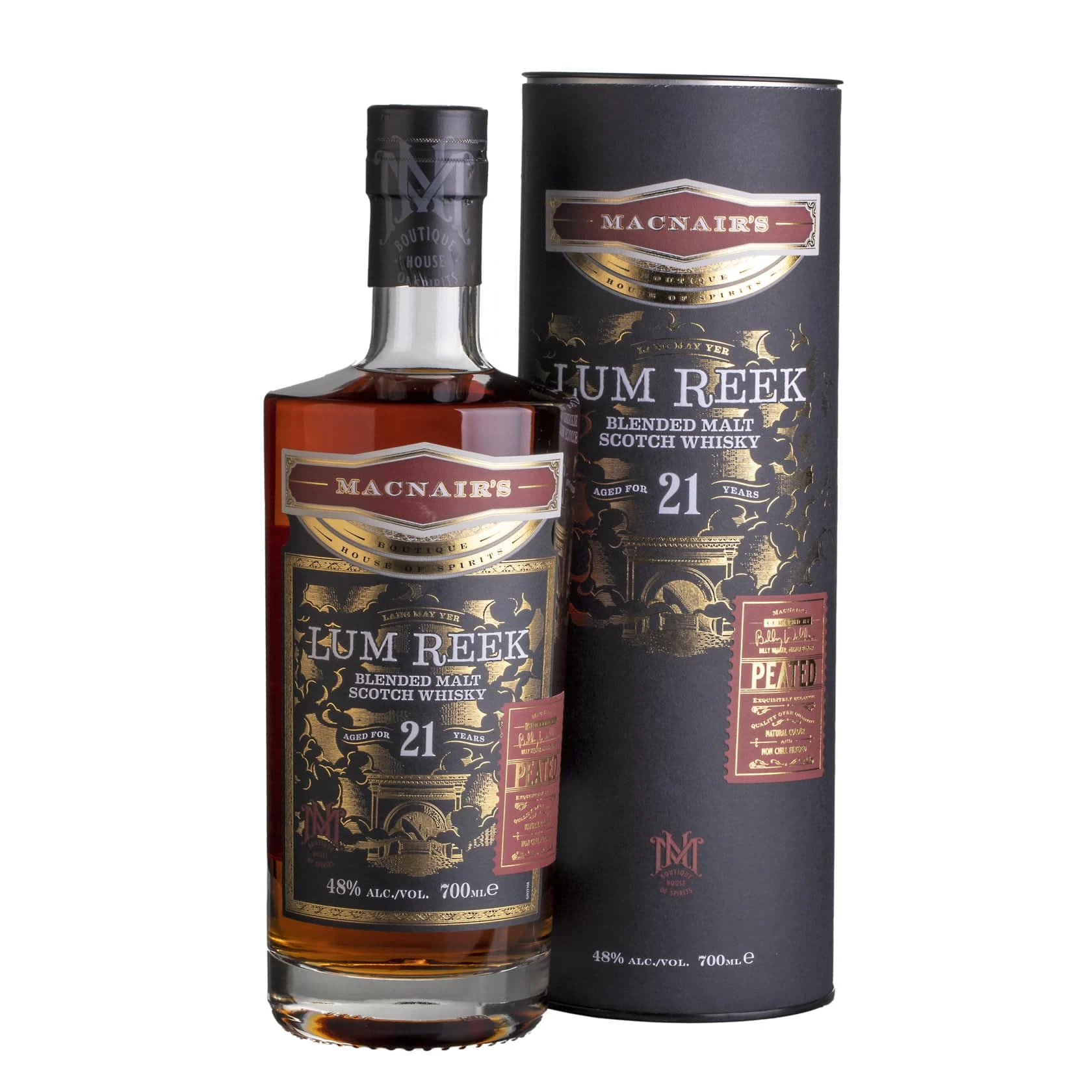 Whisky Macnair's Lum Reek 21 YO Blended Malt 48%
