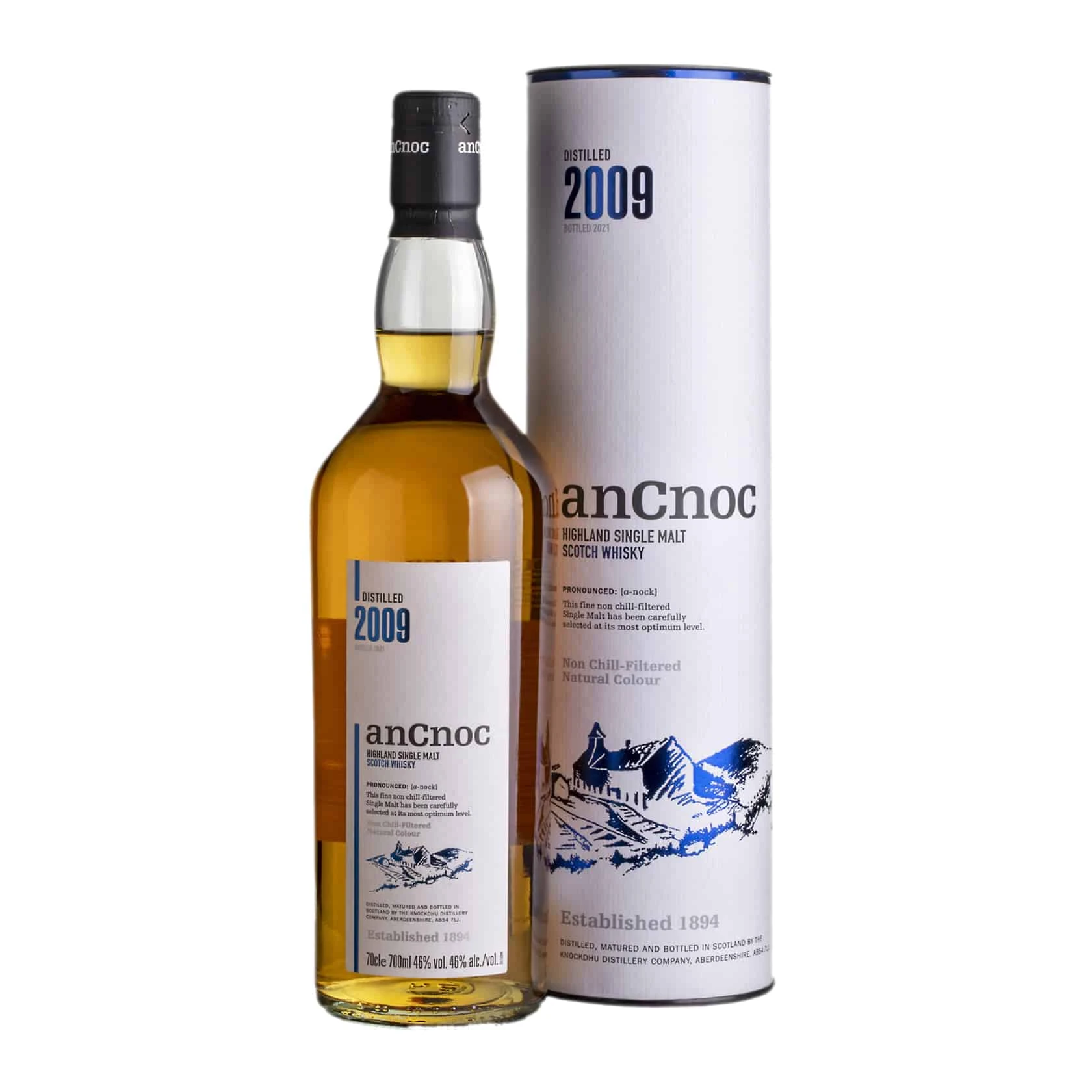 Whisky Ancnoc Distilled 2009 Highland Single Malt 46%