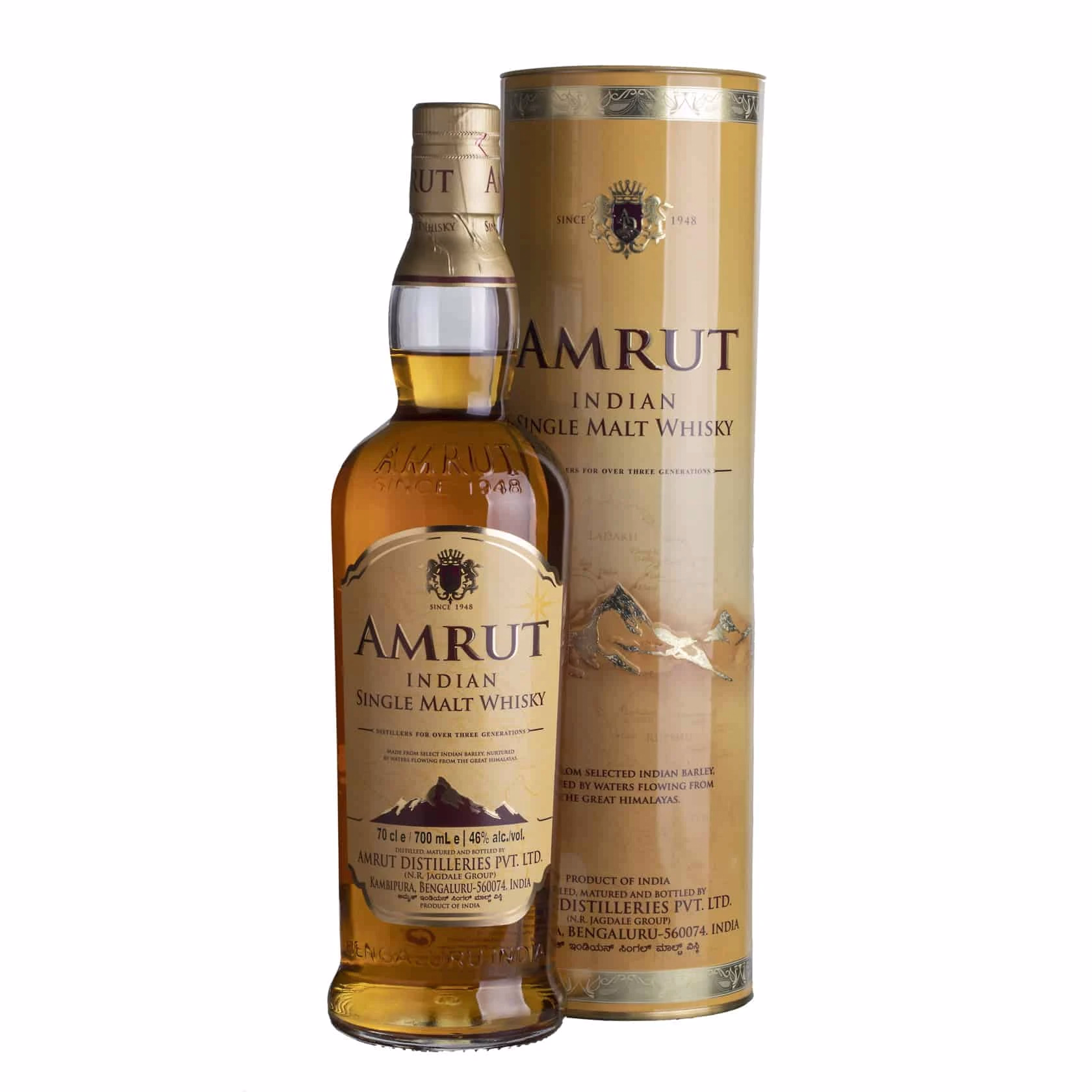 Whisky Amrut Indian Single Malt 46% 12 Whisky Amrut Indian Single Malt 46%