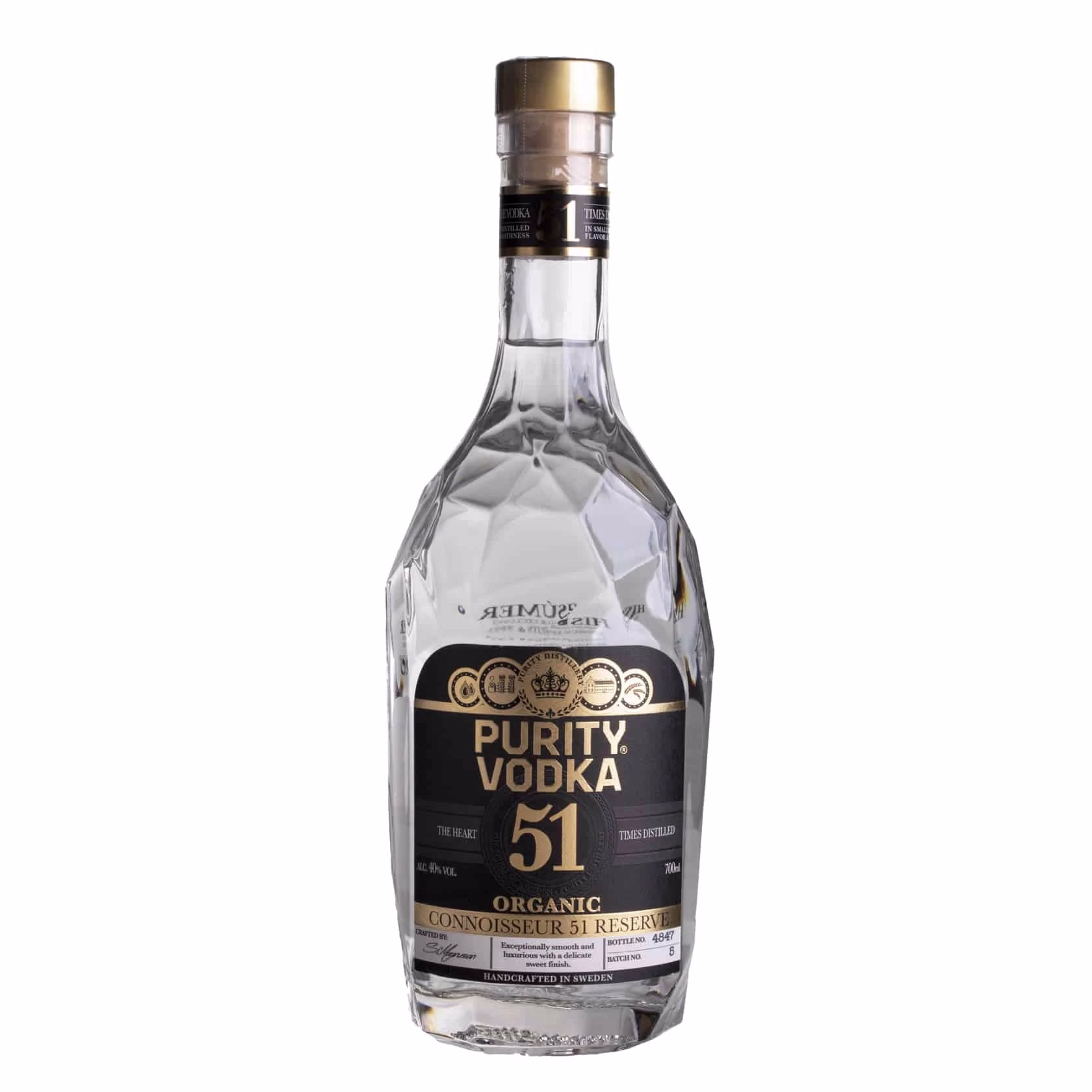 Vodka Purity 51 Organic Swedish