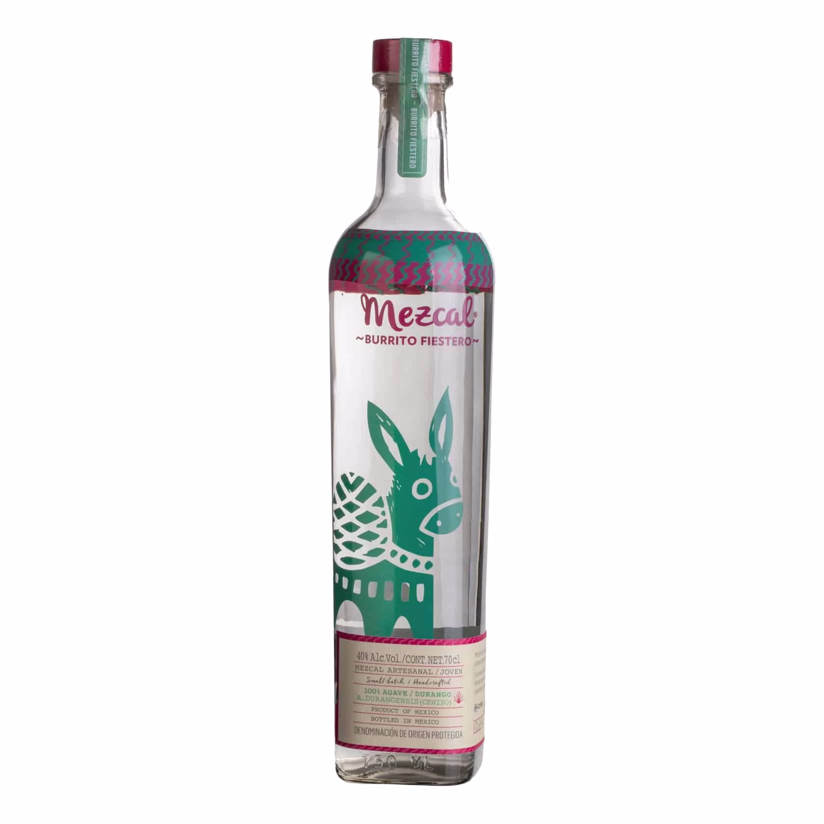 Mezcal Burrito Fiestero Cenizo