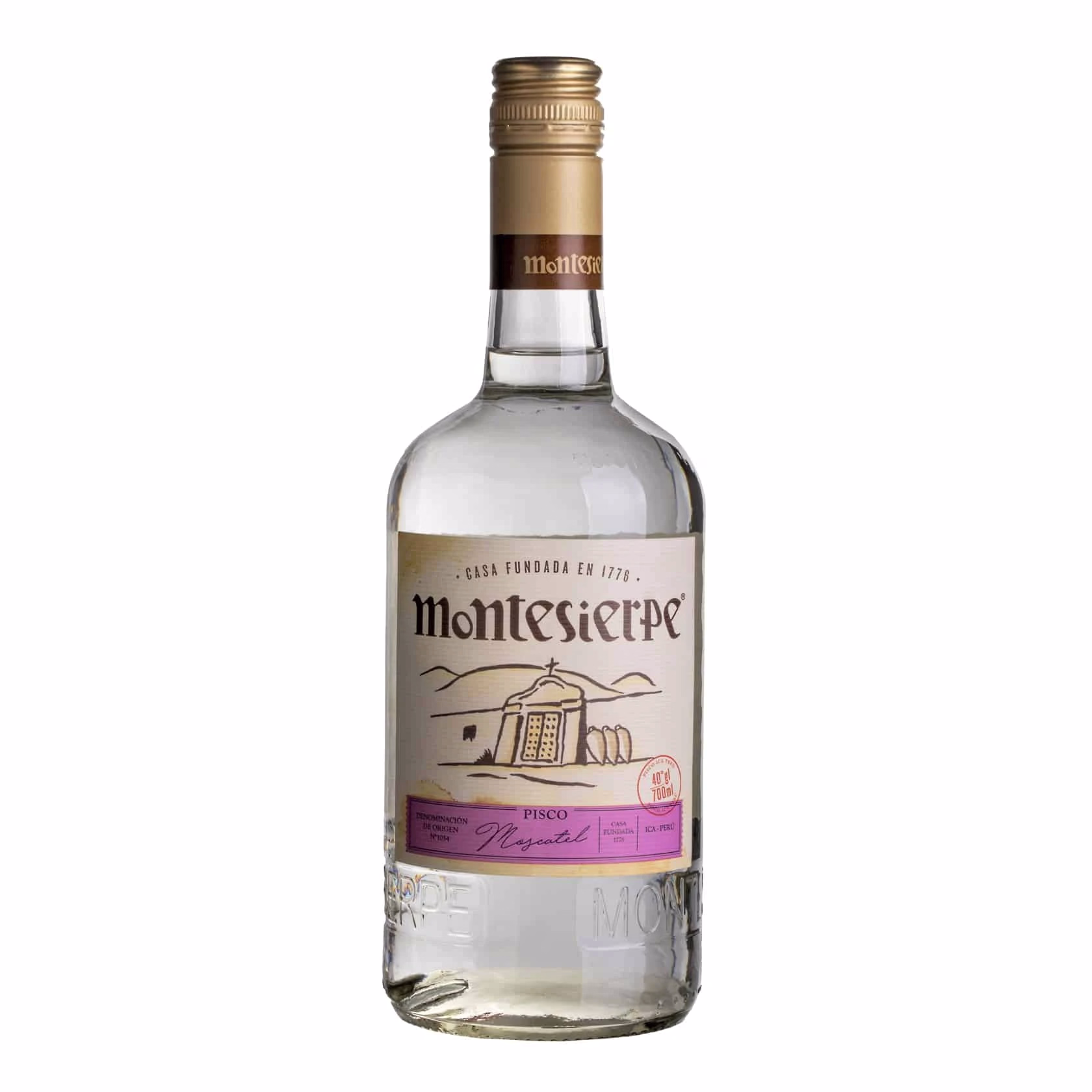 Pisco Montesierpe Moscatel
