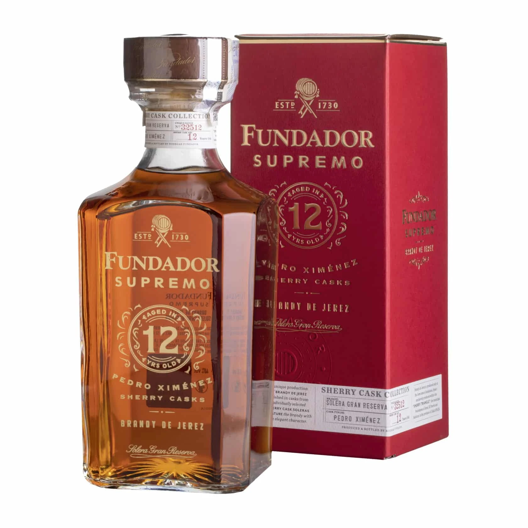 Brandy Fundador Supremo 12YO PX