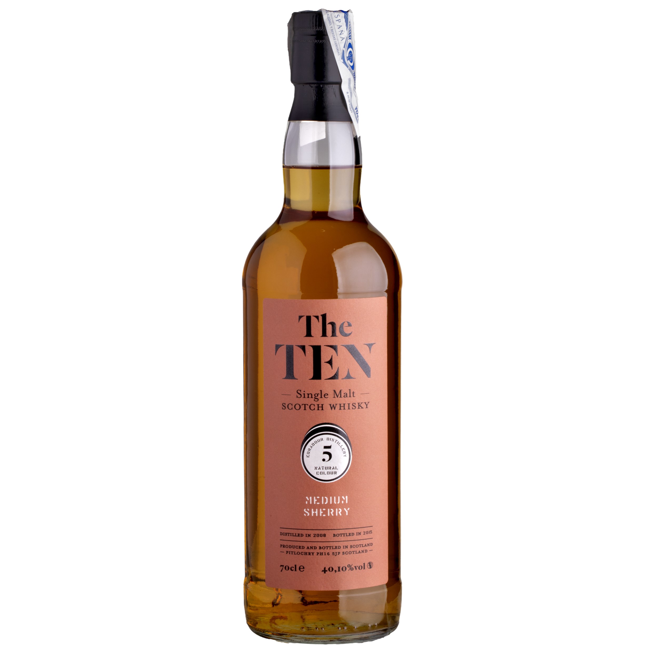 Whisky The Ten #5 Edradour 7 YO Medium Sherry Highland Single Malt 40,1%