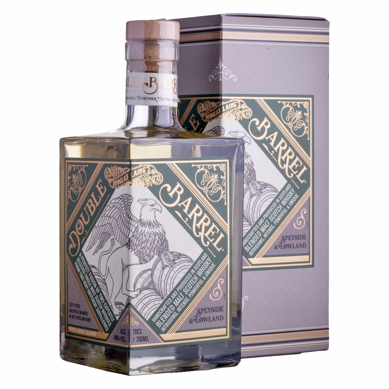 Whisky Douglas Laing's Double Barrel Lowland & Speyside Blended Malt 46%