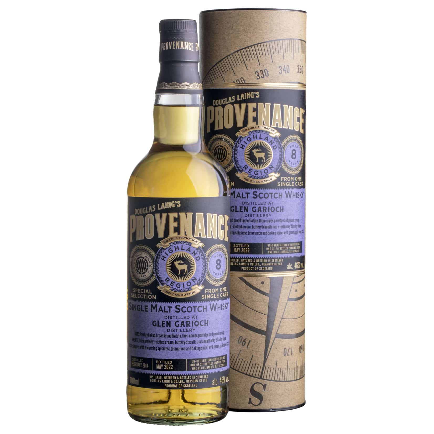 Whisky Provenance Glen Garioch Single Malt 2014 8 YO 46%