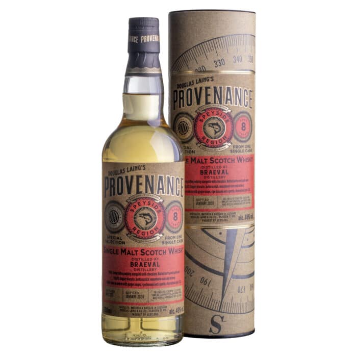 Whisky Provenance Braeval Speyside Single Malt 2011 8 YO 46%