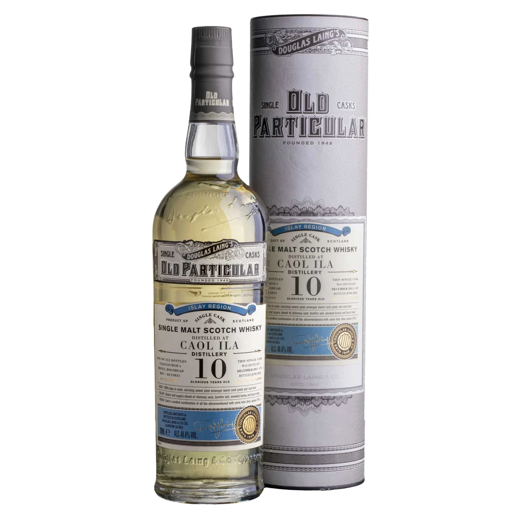 Whisky Old Particular Caol Ila 2011 10 YO Islay Single Malt 48,4%