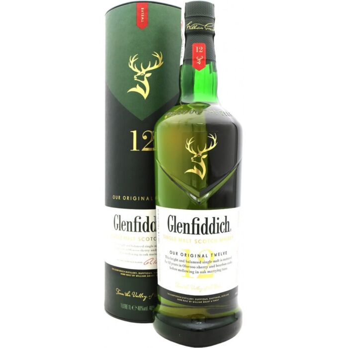 Whisky Glenfiddich 12 YO Speyside Single Malt 40%