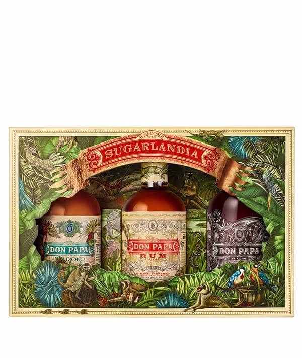 Ron Don Papa Estuche 3 botellas 20 CL 7, 10 y Baroko