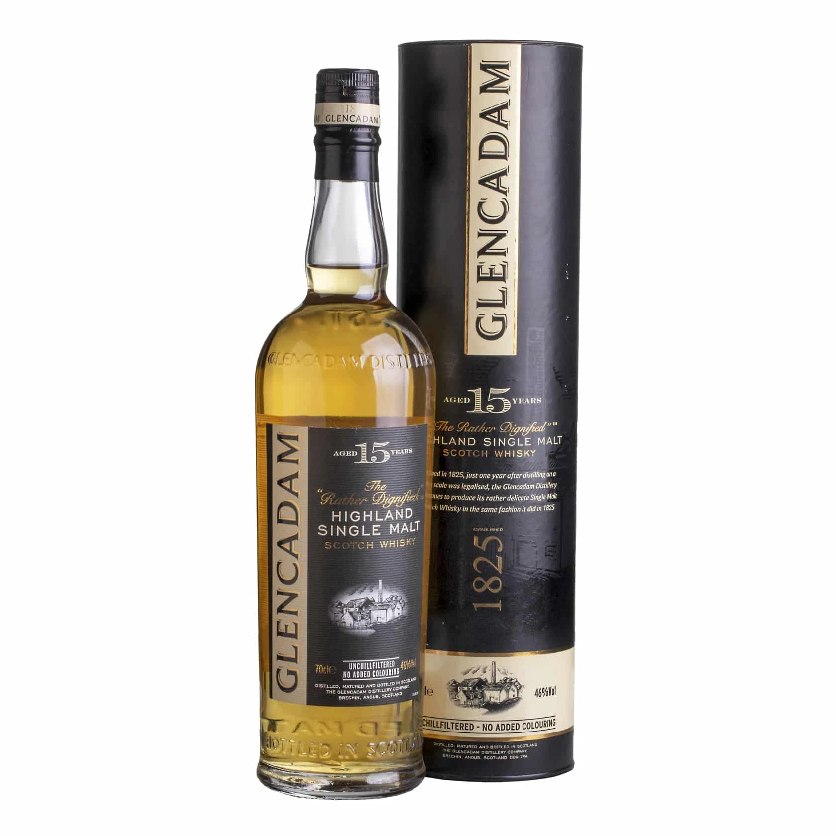 Whisky Glencadam 15 YO The Rather Dignified Highland Single Malt 46%