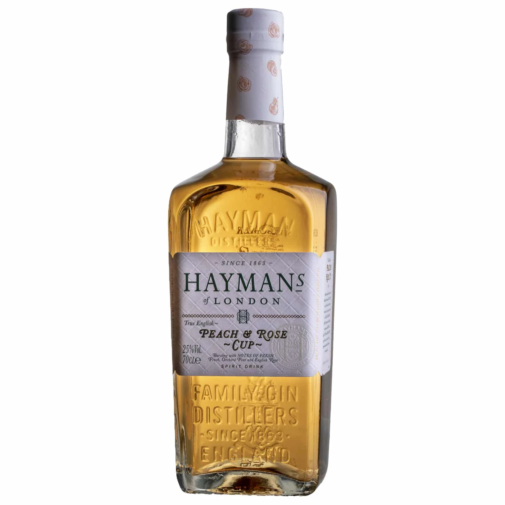 Ginebra Hayman's Peach & Rosé 25%