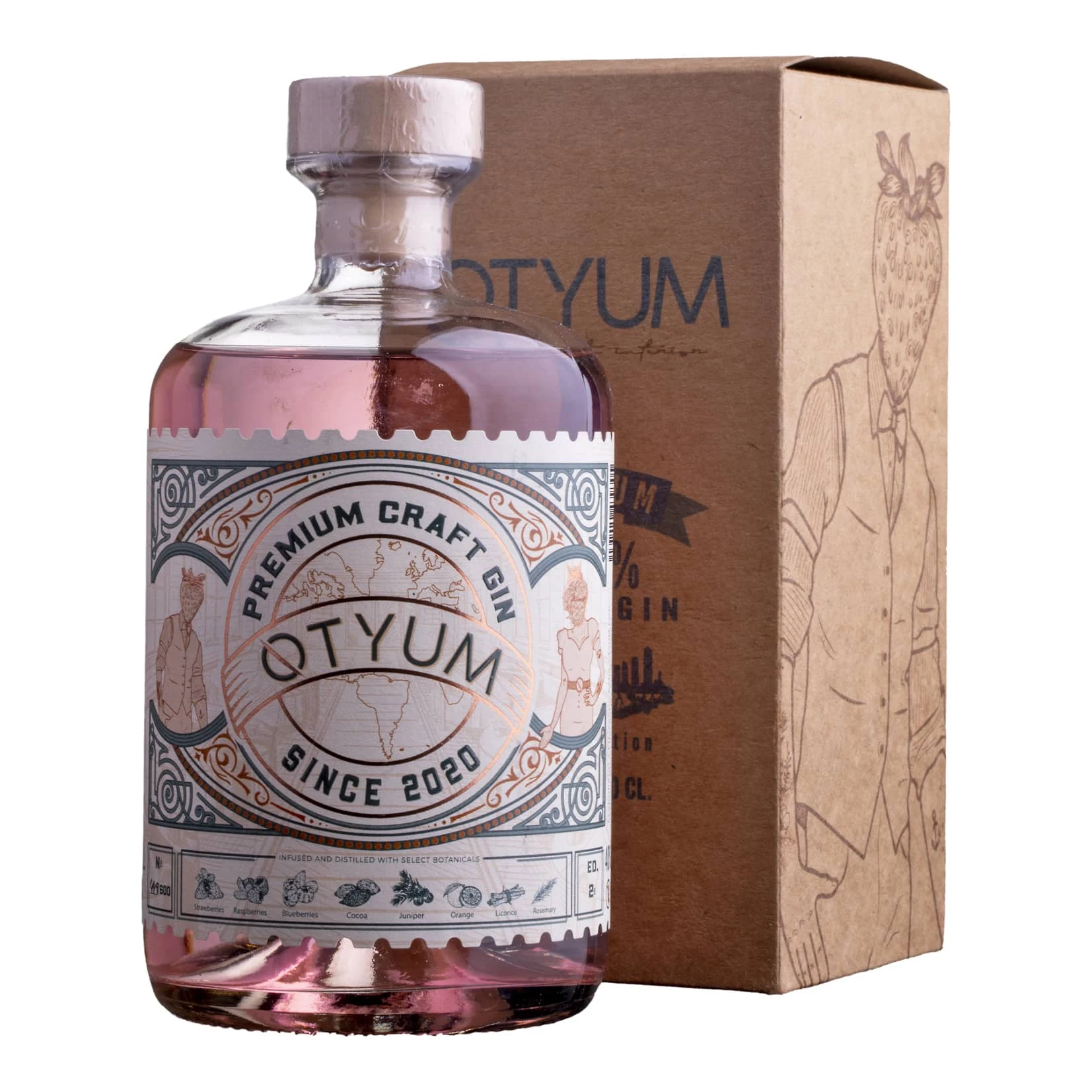 Ginebra Otyum Frutos Rojos & Cacao Madrid Gin 40%