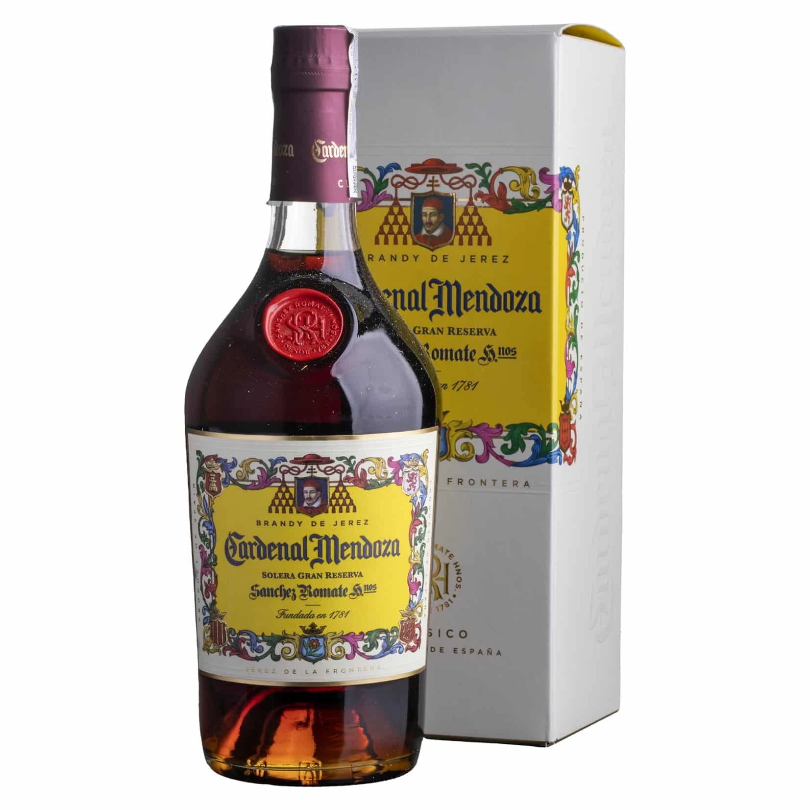 Brandy Cardenal Mendoza Solera Gran Reserva 40%