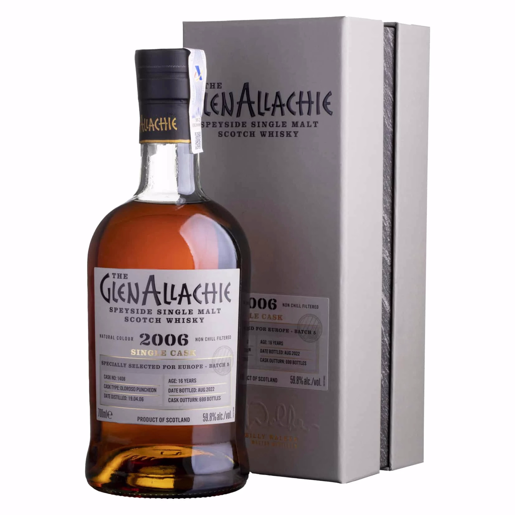 Whisky Glenallachie Oloroso Cask Strength 16 YO 2006 Speyside Single Malt 59,8% 8 Whisky Glenallachie Oloroso Cask Strength 16 YO 2006 Speyside Single Malt 59,8%