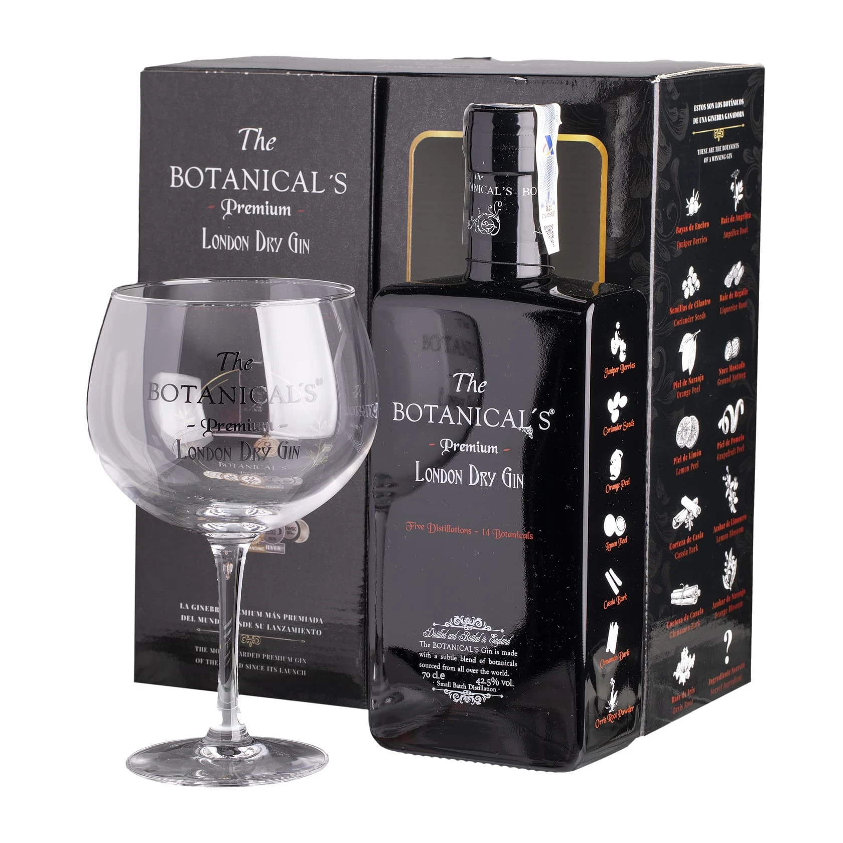 Ginebra Botanical's Premium Dry 42,5% + Copa de Balón