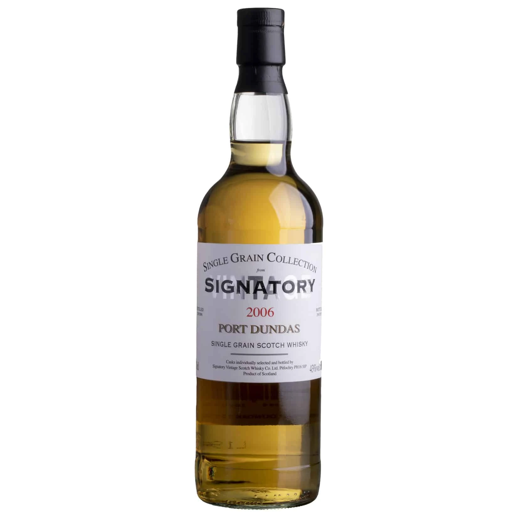 Whisky Signatory Port Dundas Single Grain 2006 13 YO 43%
