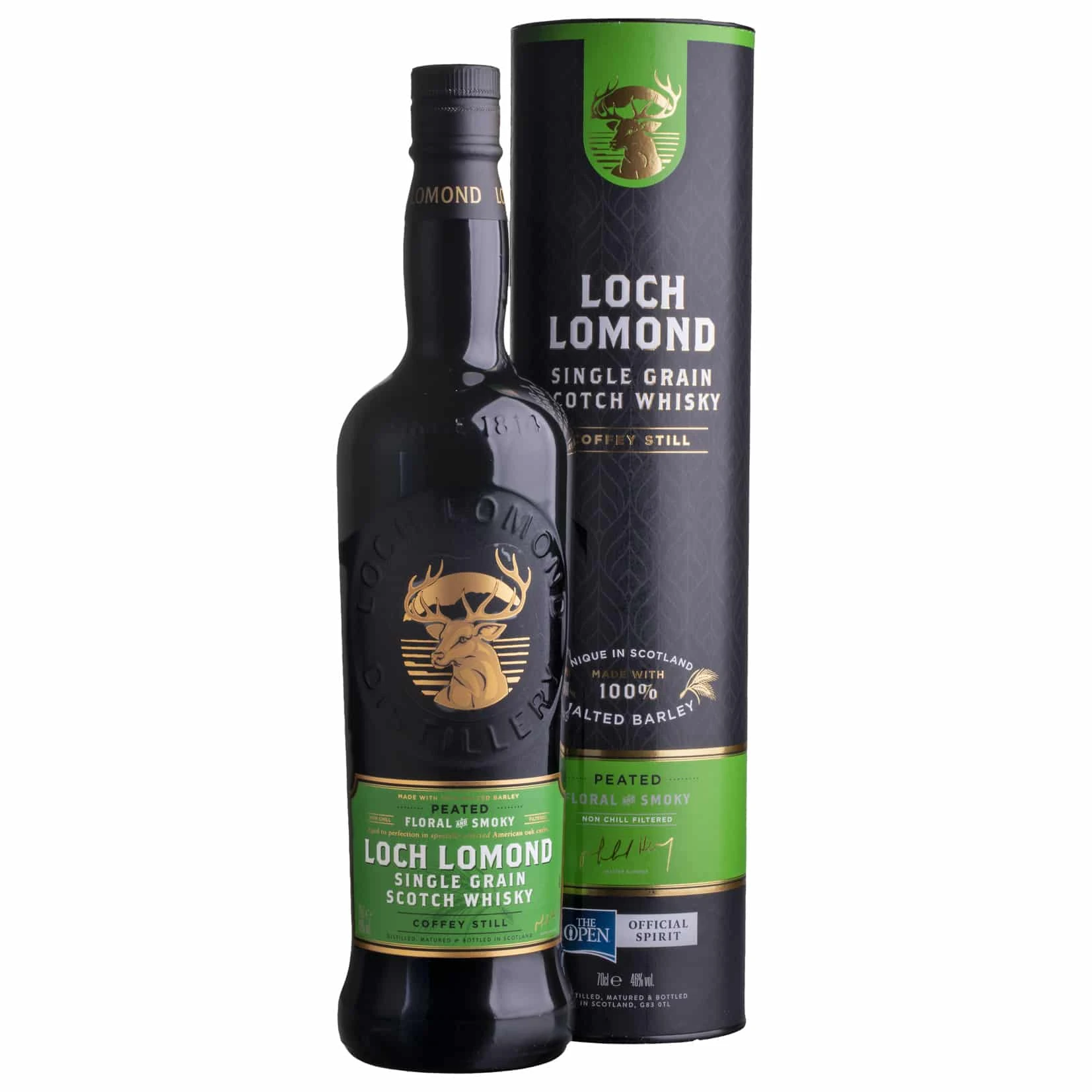 Whisky Loch Lomond Single Grain Peated 46%