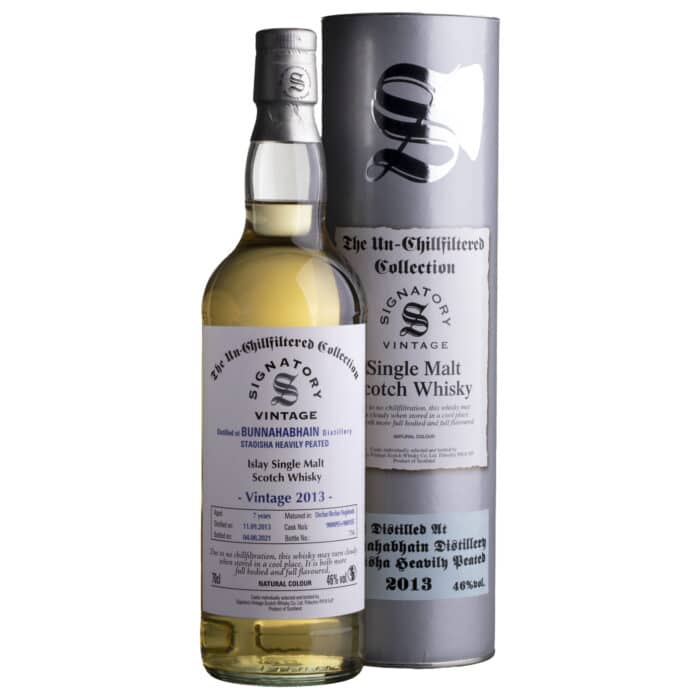 Whisky Signatory Bunnahabhain Staoisha Un-Chillfiltered Islay Single Malt 2013 46%