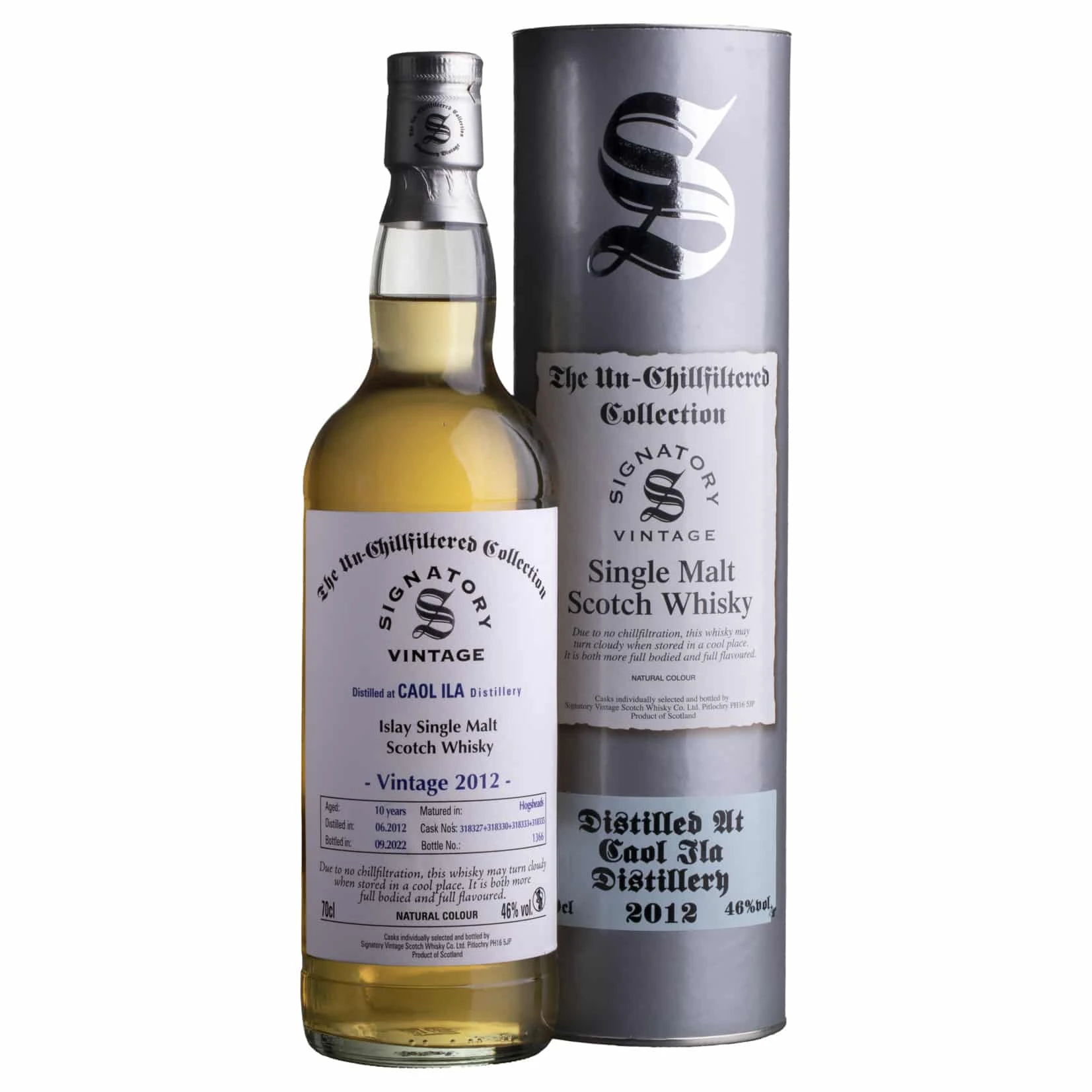 Whisky Signatory Caol Ila 2012 11 YO Un-Chillfiltered Collection Islay Single Malt 46%