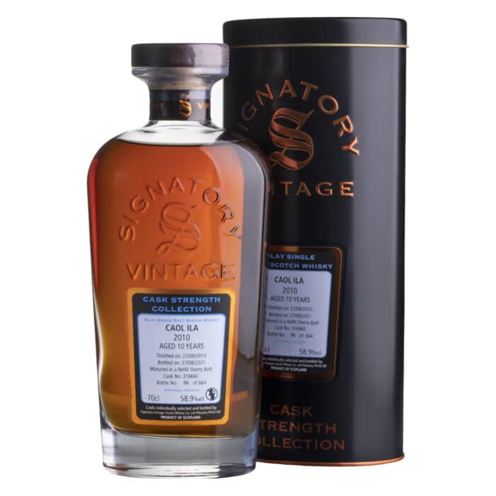 Whisky Signatory Caol Ila Cask Strength Islay Single Malt 2010 10 YO 58,9 %