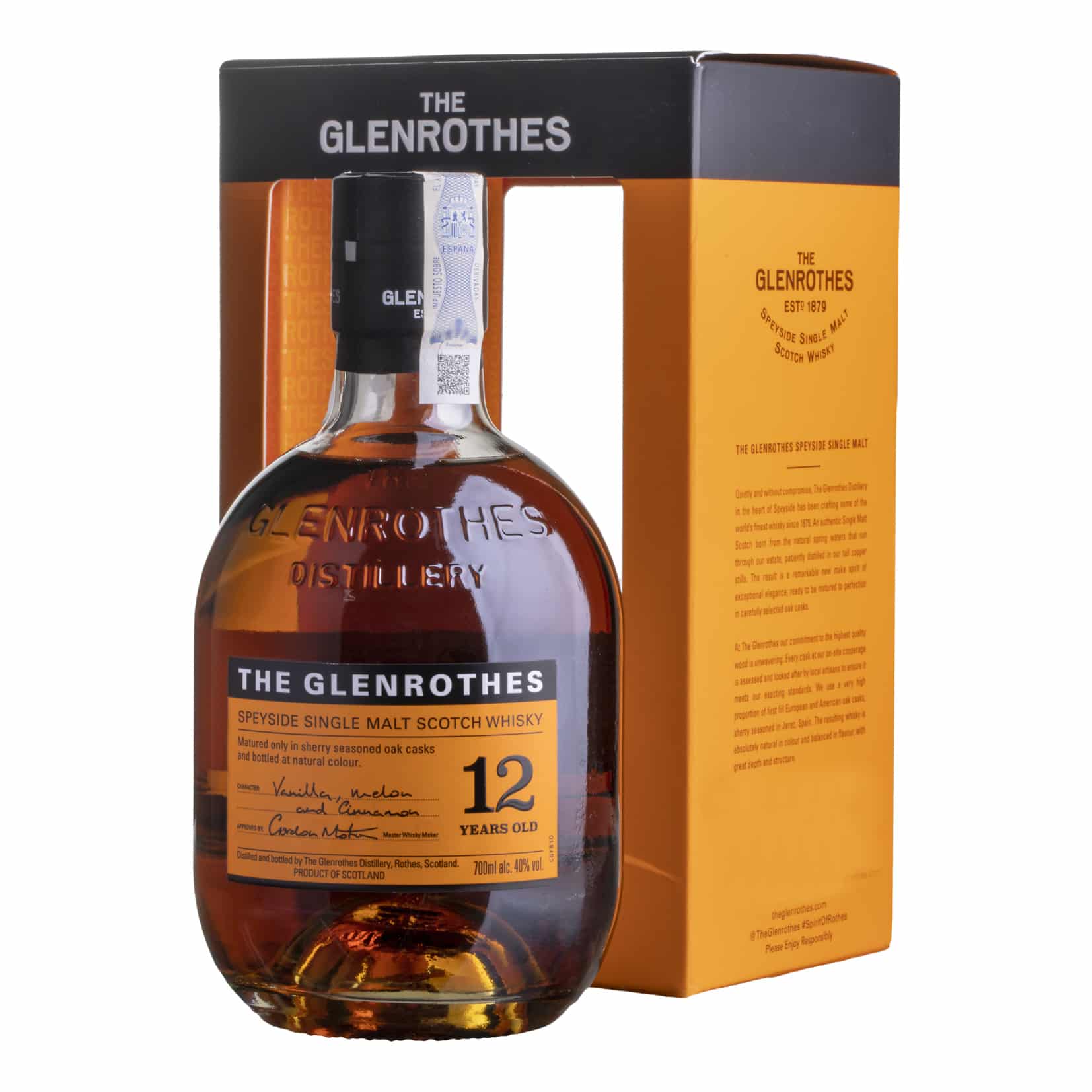 Whisky The Glenrothes Speyside Single Malt 12 YO 40%