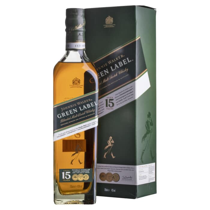 Whisky Johnnie Walker Green Label 15 YO Blended Malt 43%