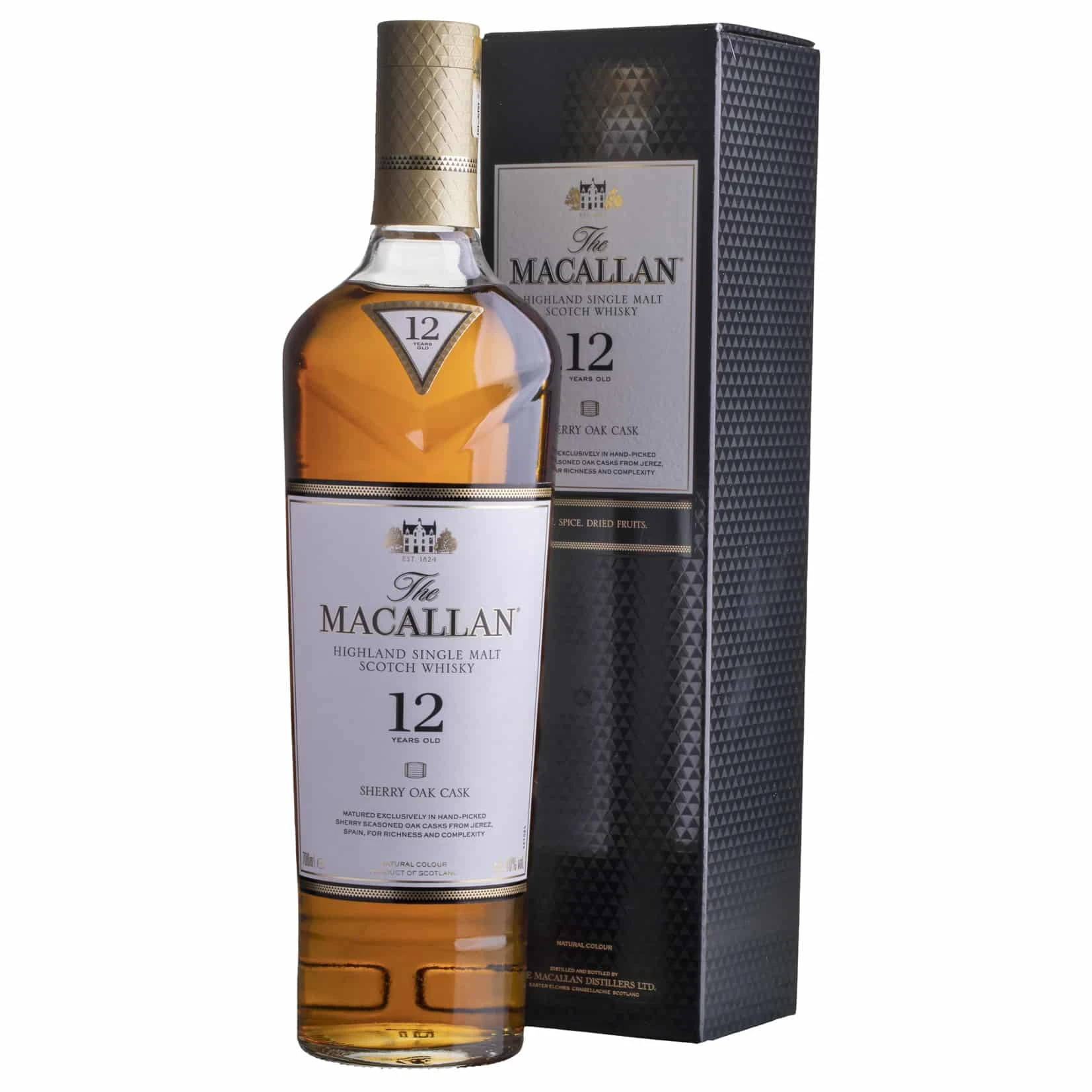 Whisky The Macallan 12 YO Sherry Oak Highland Single Malt 40%