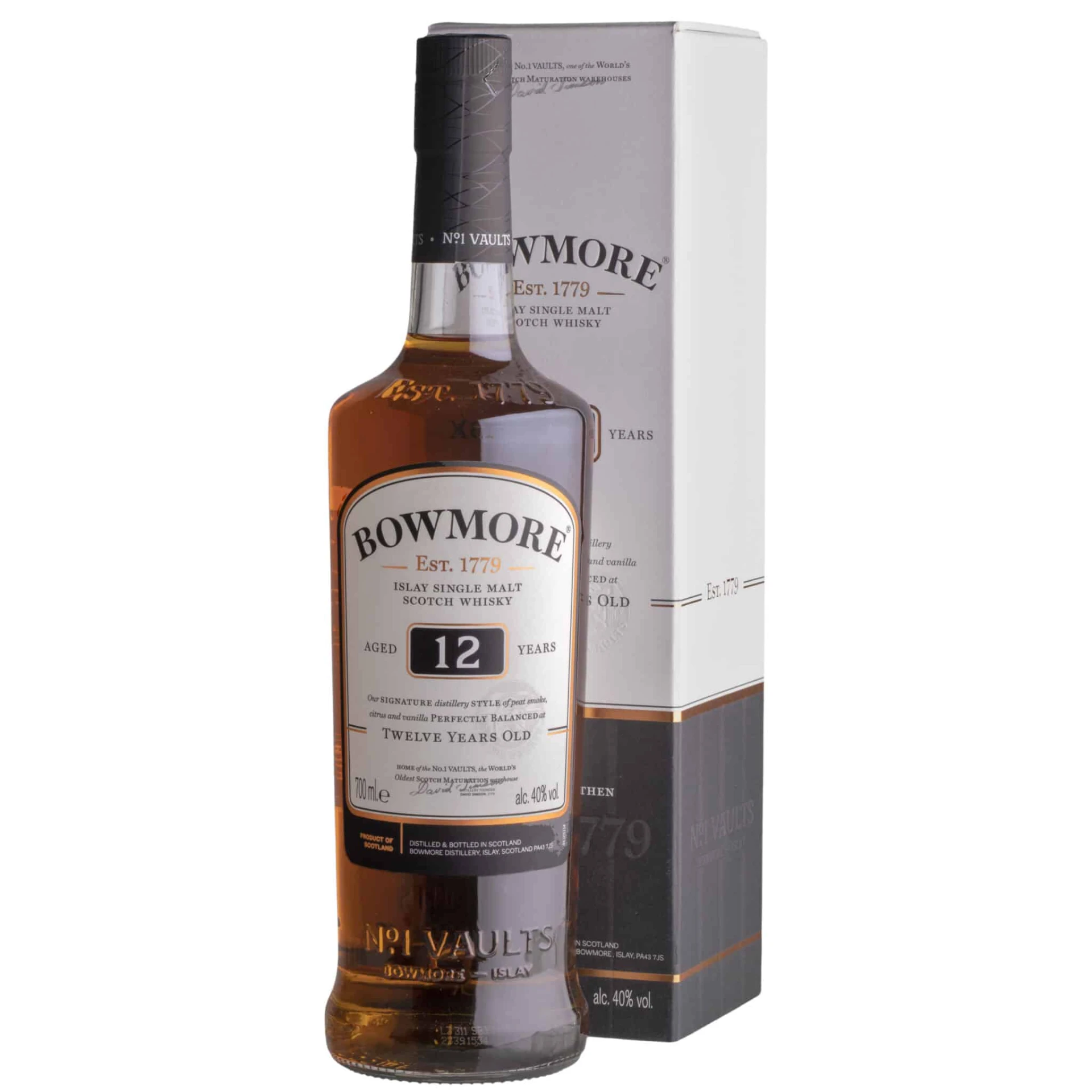 Whisky Bowmore Islay Single Mat 12YO 40%