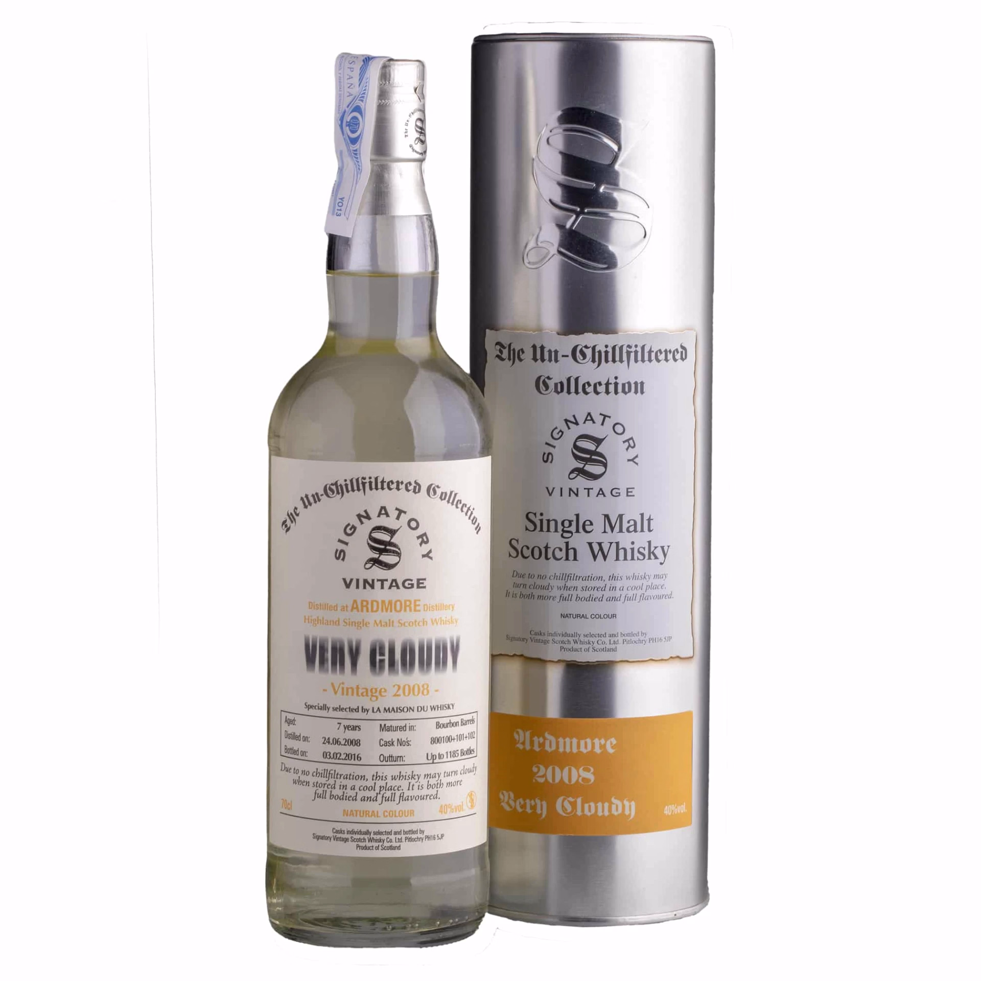 Whisky Signatory Ardmore Very Cloudy Un-Chillfiltered 2008 7 YO Single Malt 46% 17 Whisky Signatory Ardmore Very Cloudy Un-Chillfiltered 2008 7 YO Single Malt 46%